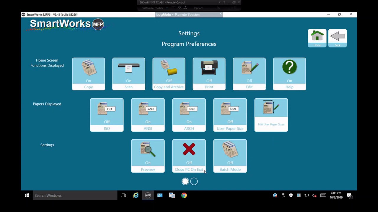 Smartworks MFP5 Configuration and Features