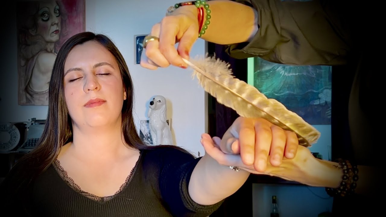 ASMR su PERSONA REALE BRUSHING Hair | COCCOLE | MASSAGGIO e Pulizia Energetica con Adela