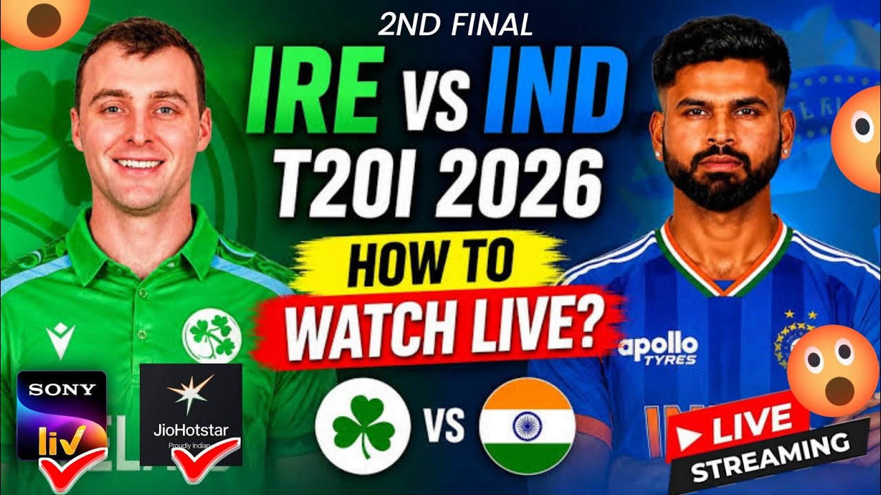 IND vs IRE T20 Final WORLD CUP 2026 Free me dekhe || india vs ireland ka final match dekhe 