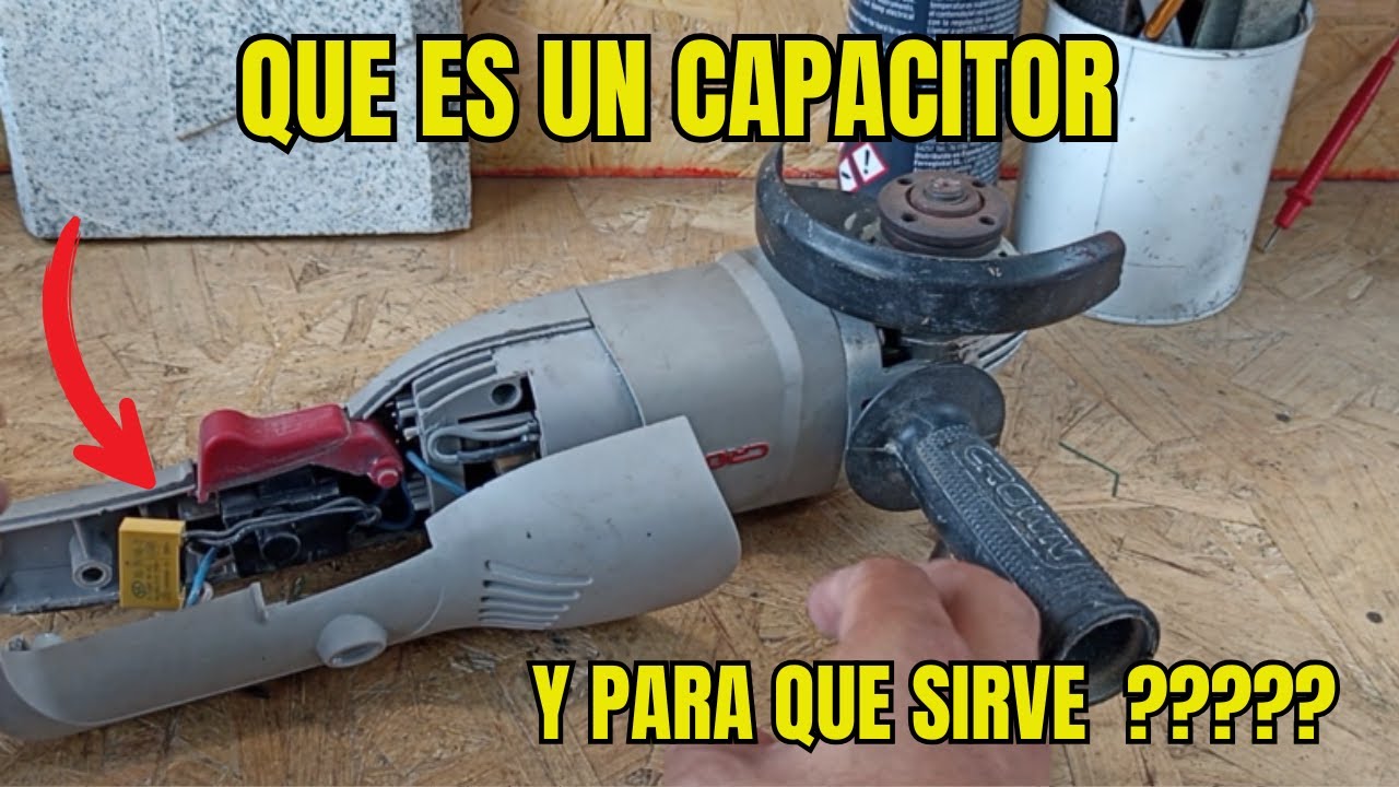 🔴 ¿Qué es un capacitor y por qué es clave en tu amoladora? ¡Descúbrelo! ⚡🔥