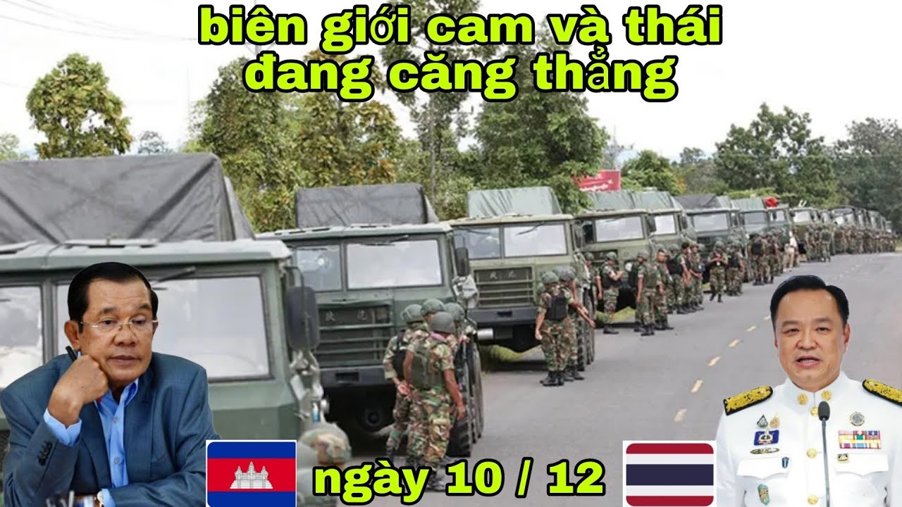 Biên giới cam và Thái đang gây cấn, nhiều người dân đi lánh nạn