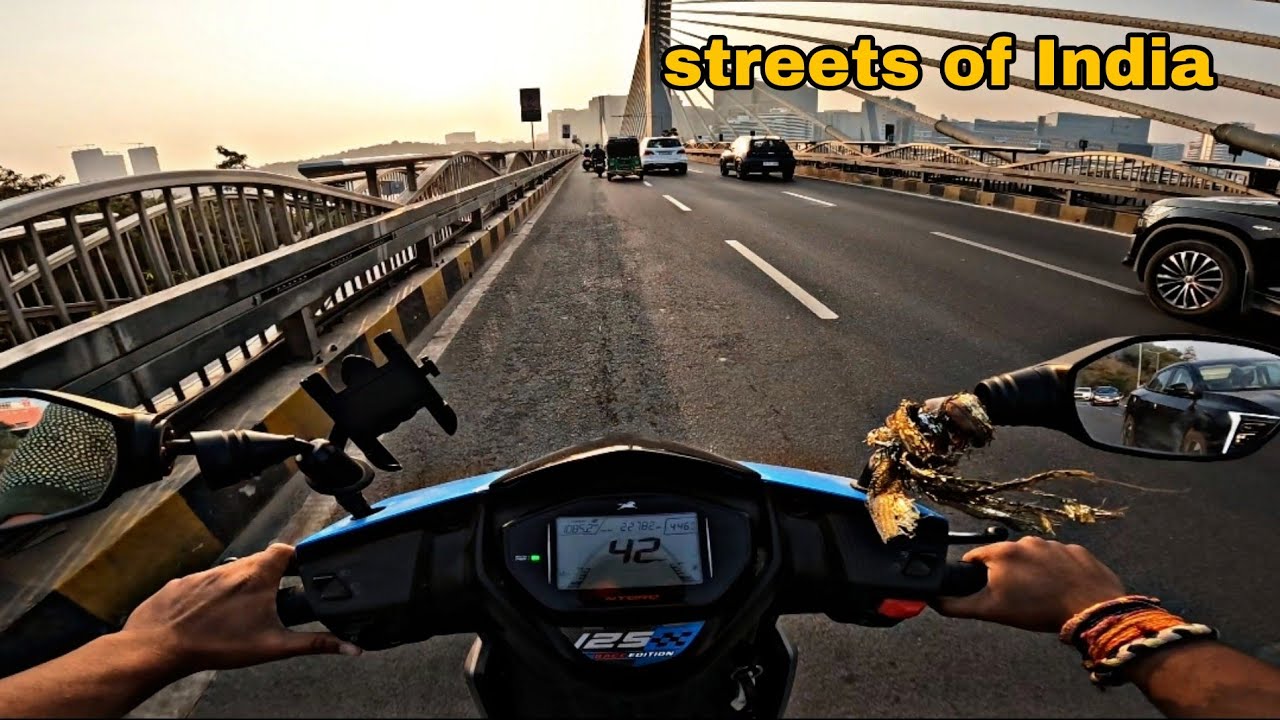 Short bike ride on streets of India || bike ride || short bike ride || enjoy the ridee