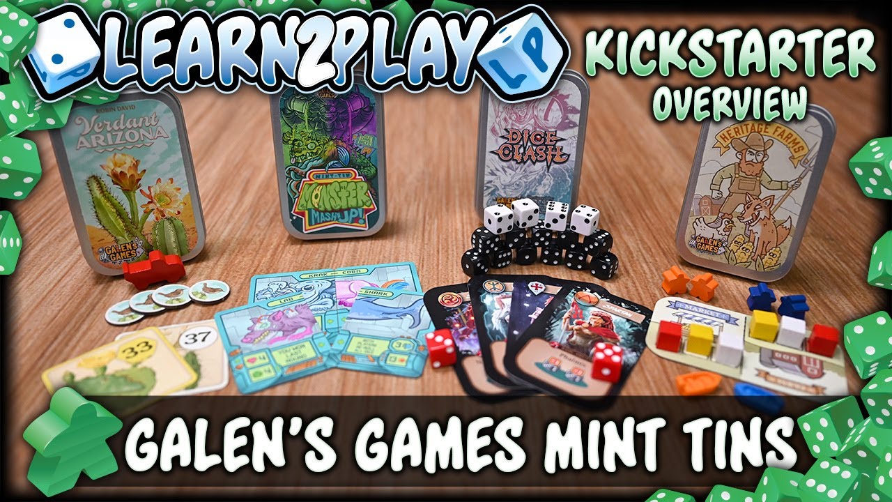 Learn to Play Presents Galen's Mint Tin games overview
