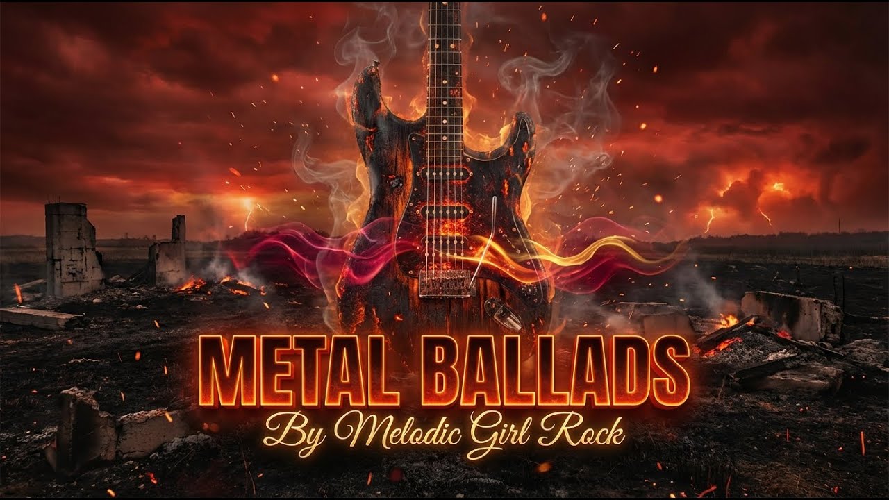 Beneath the Ashen Sky | Slow Metal Guitar for Healing