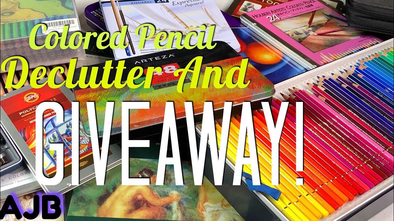 Awesome COLORED PENCIL DECLUTTER AND GIVEAWAY! #Konmarimethod #artsupplies #declutter