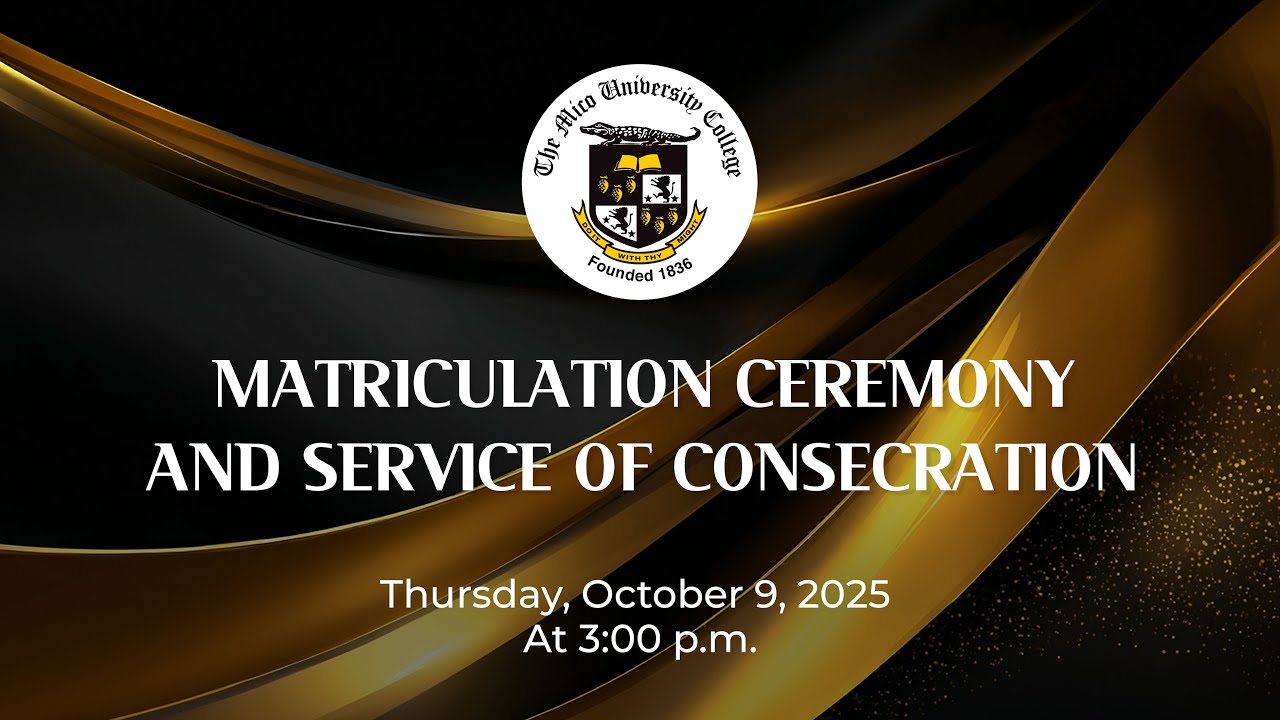 The MICO Matriculation Ceremony and Service of Consecration - October 12, 2025