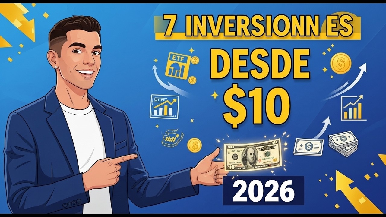 Cómo Invertir desde $10 en 2026 💰 | 7 Inversiones para Principiantes (Sin Experiencia)