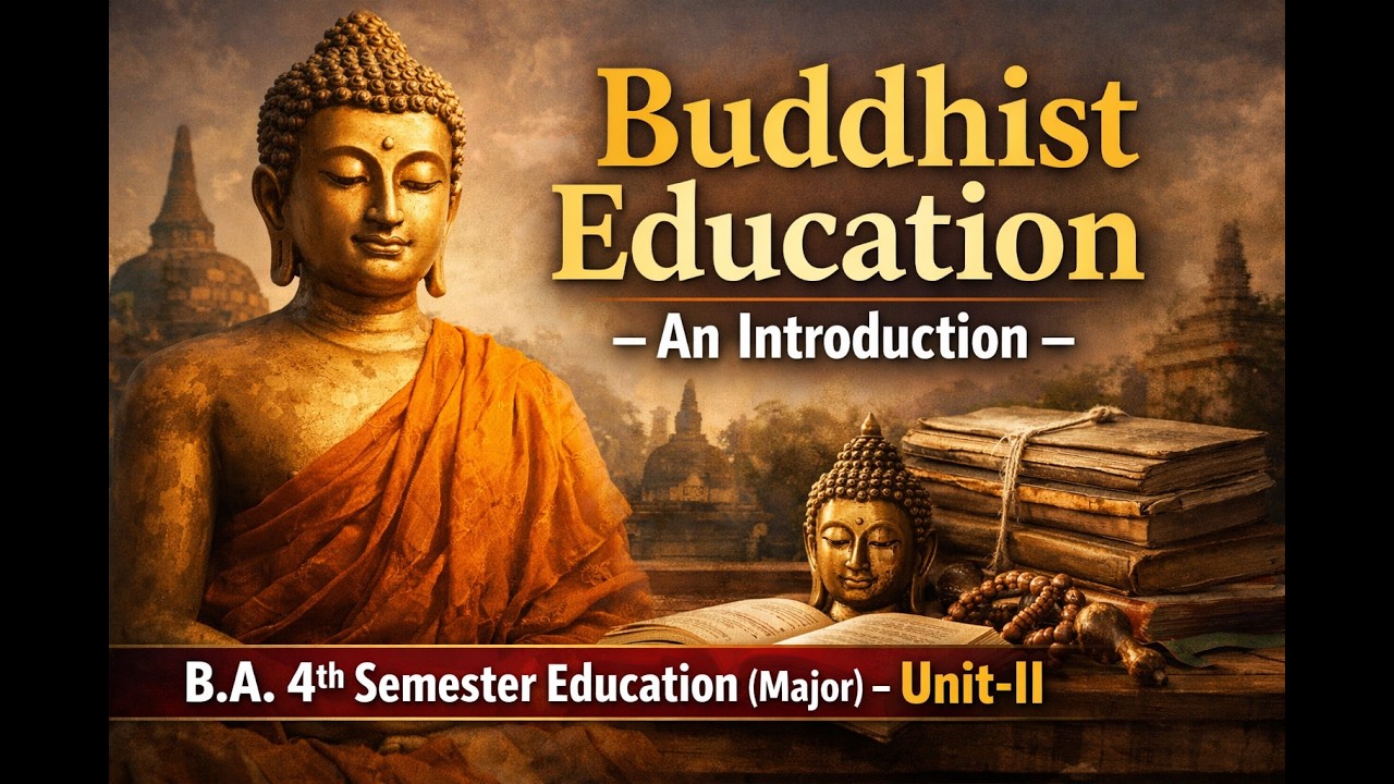 Buddhist Education - An introduction // 4th sem. Major // Education. 