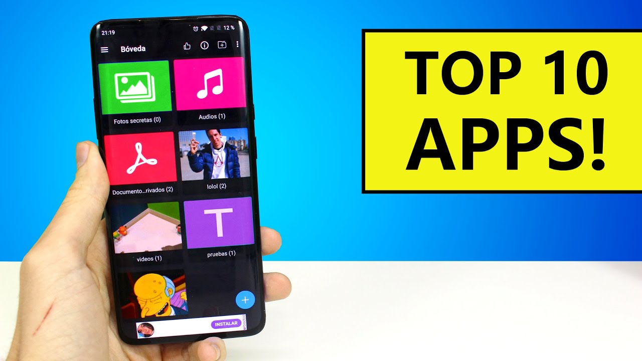 TOP 10 Mejores Aplicaciones para Android - &Uacute;TILES y APPS Gratis