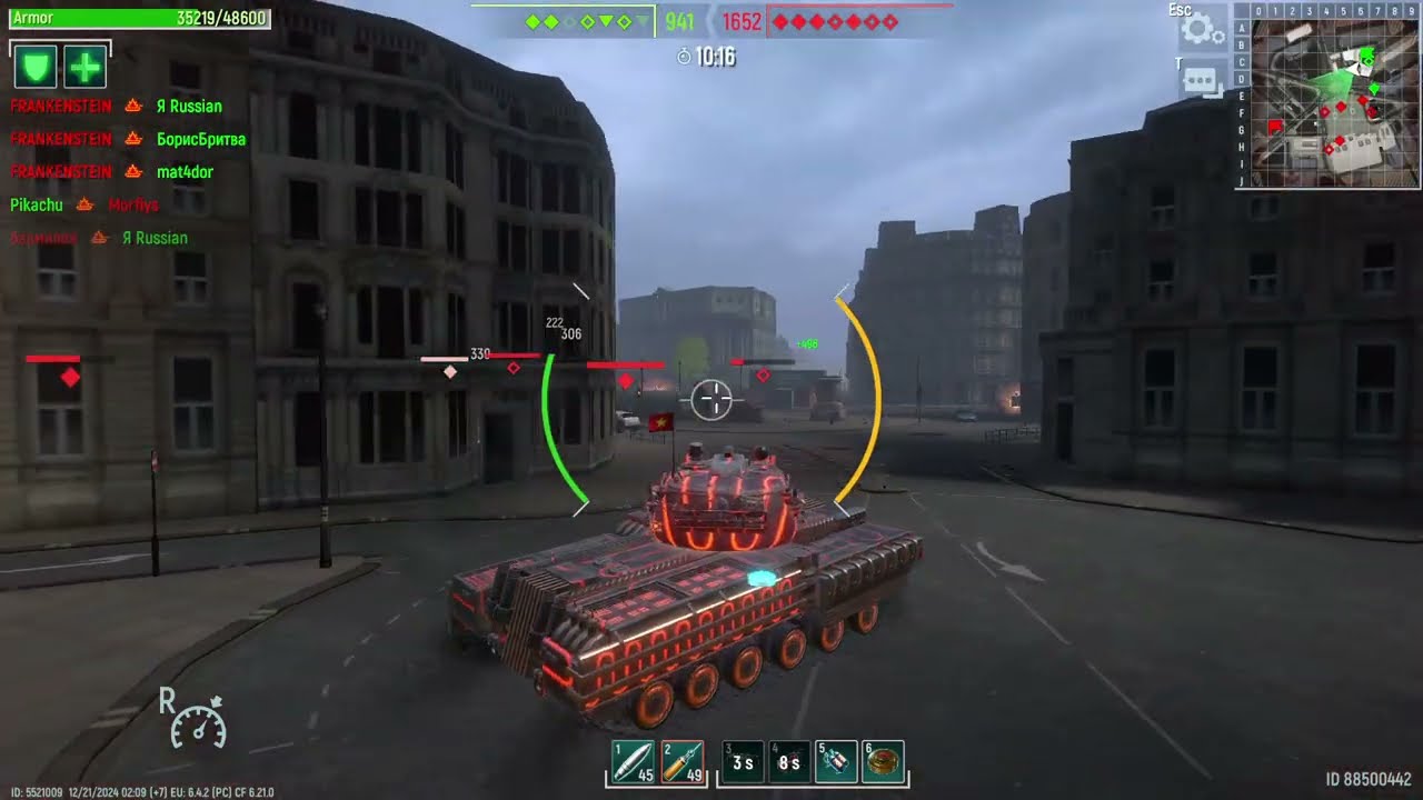 Tank Force: Fully Upgraded KV-85 SnowPiercer MK3 - Battle!!