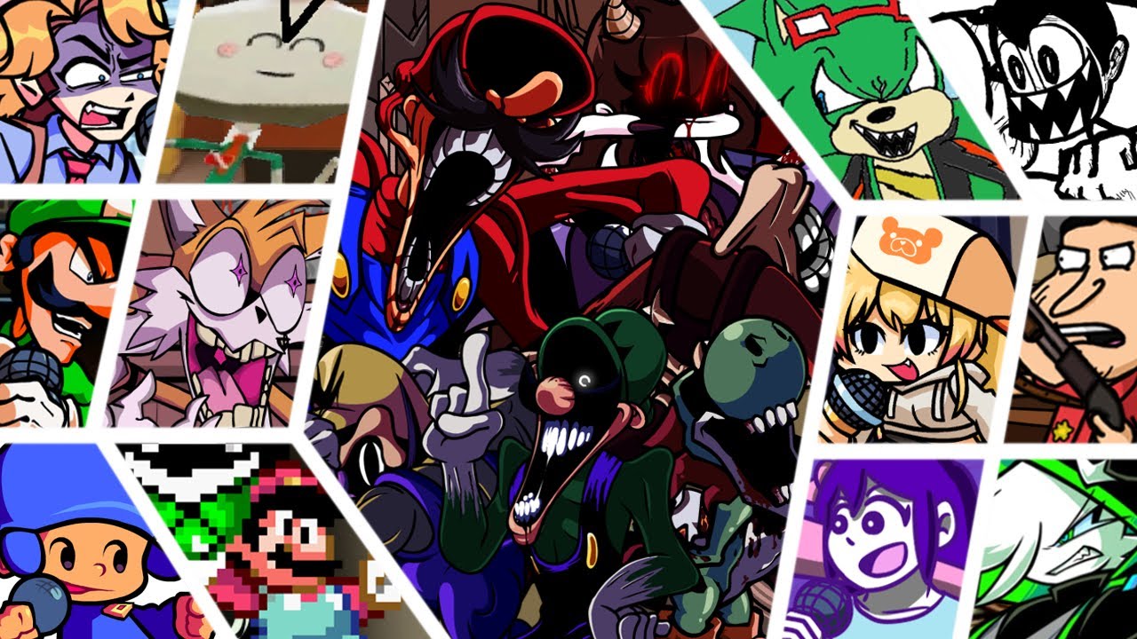 FNF - All Stars but every turn a different character sings (Mario's Madness v2 BETADCIU)