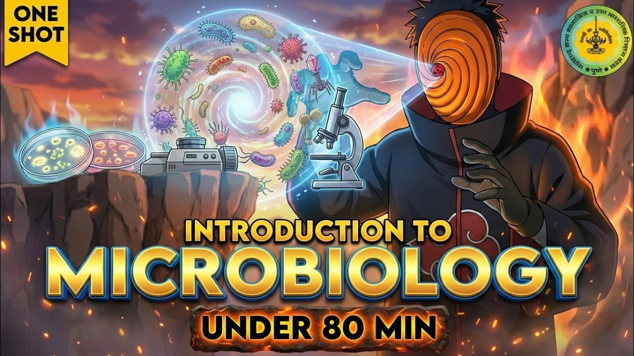 Kamui into the Micro-World! 🦠 Introduction to Microbiology in Under 80 Mins!