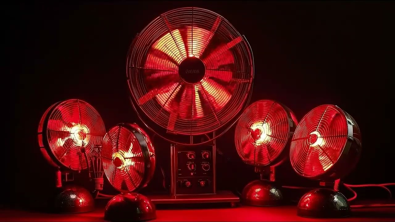 😴 1 Deep Heater Fan Sounds to Sleep, Relax, Study and Focus Fan Noise