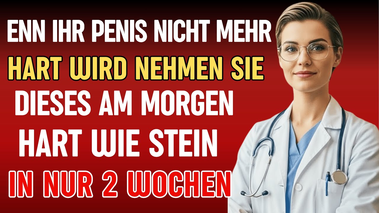 Das Vitamin, das den Blutfluss um 70% steigert für eine feste Erektion | Männer über 60