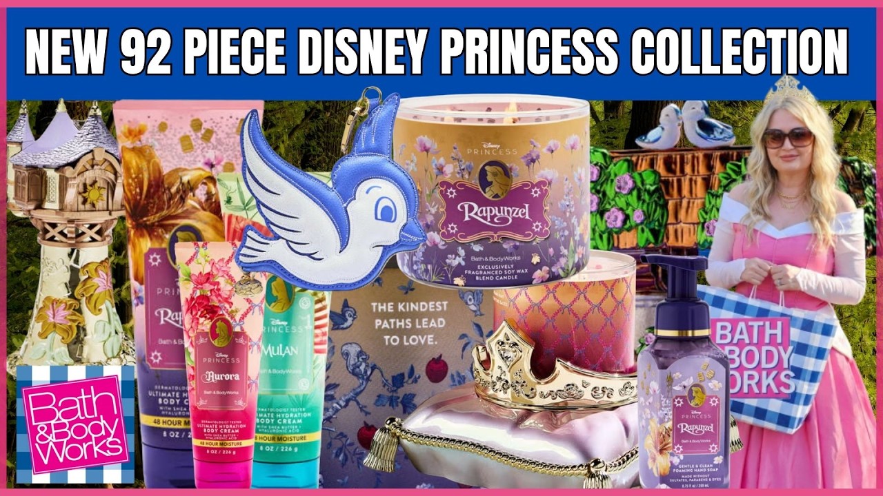 Новая коллекция Bath & Body Works x Disney Princess уже здесь! Есть о чём поговорить! 👑✨✨✨✨ #disney