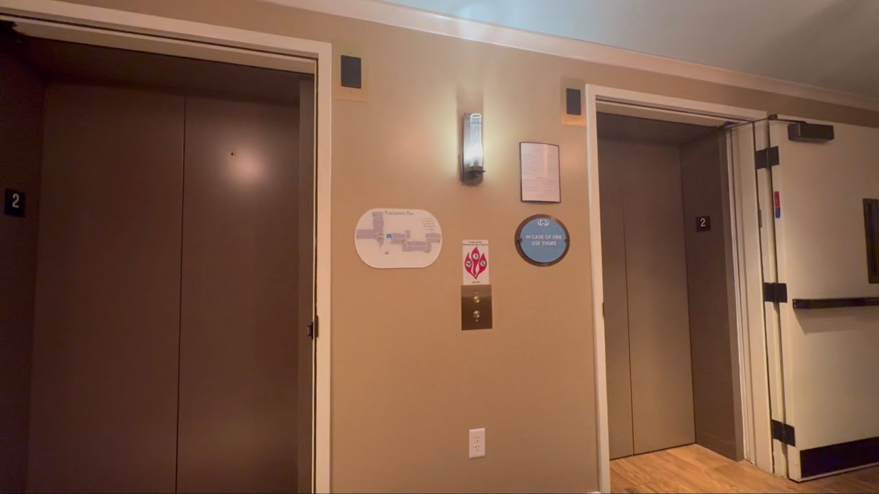 Otis Gen 2 Traction Elevator - At The Village Hotel At Biltmore - In Asheville NC.