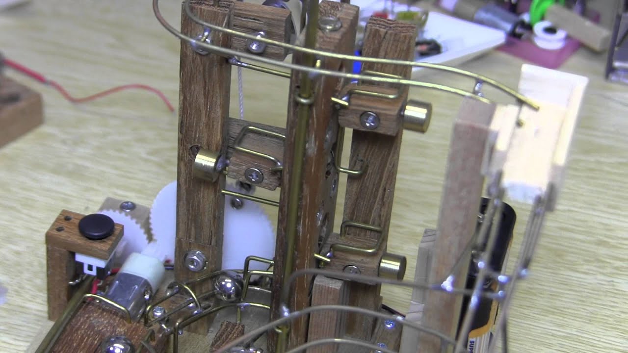 Repaired marble machine