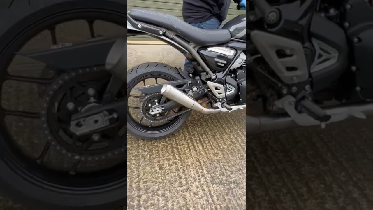 Triumph Speed 400 Full System Aftermarket Exhaust Sound #triumph #speed400 #triumphspeed400 #400cc