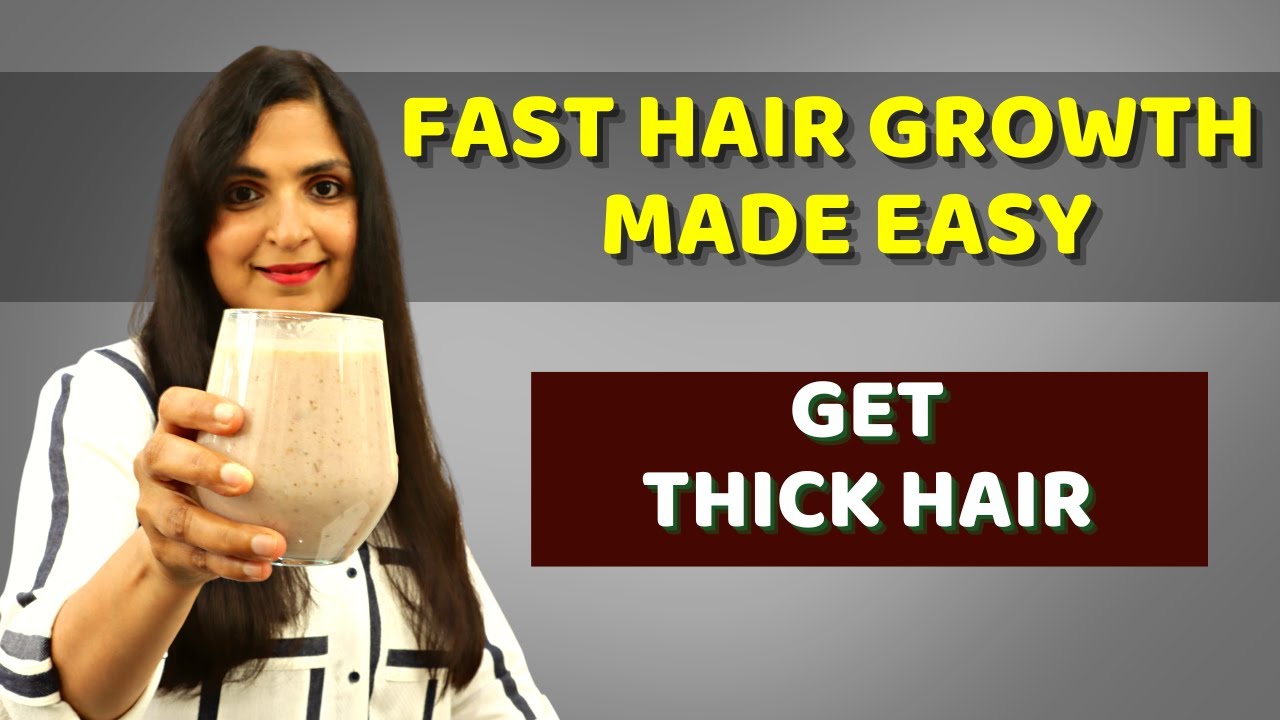 DIY BIOTIN Shake  |  Thicker Faster HAIR GROWTH  | Get Thick Hair  | Samyuktha Diaries #GetThickHair