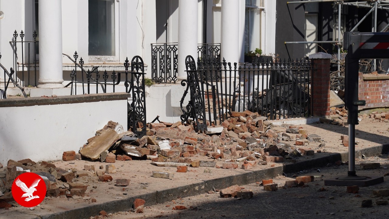 Homes crumble after roof collapses on sleeping residents in Notting Hill