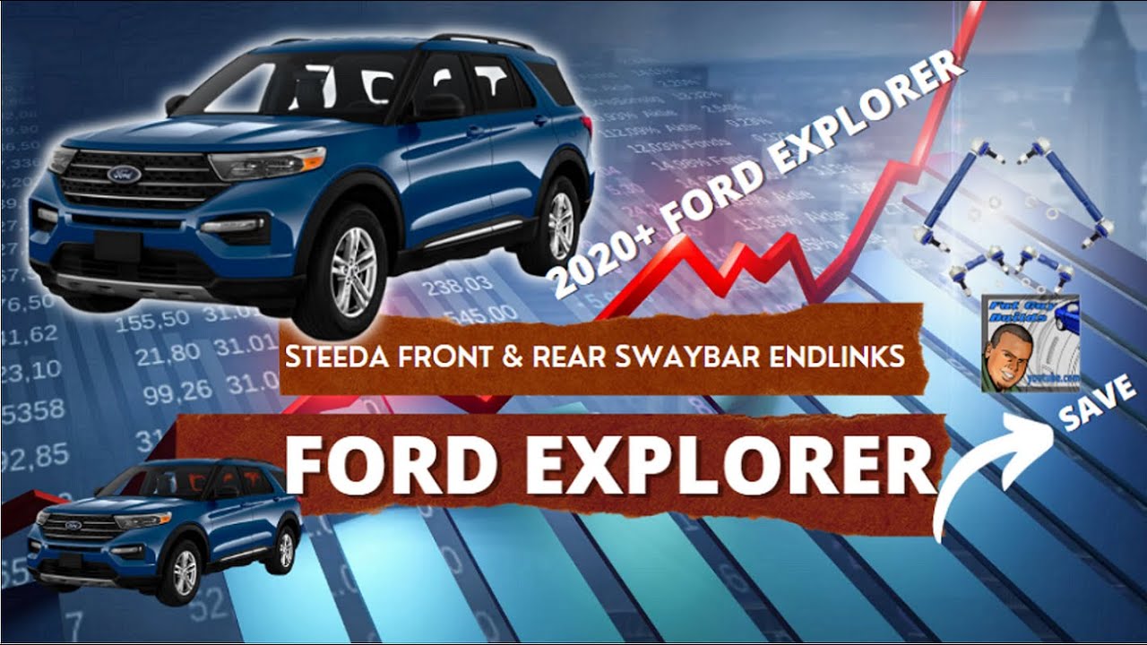 Unleash Your Car's Handling Potential: Steeda Front & Rear Swaybar Endlinks 2020+ Ford Explorer