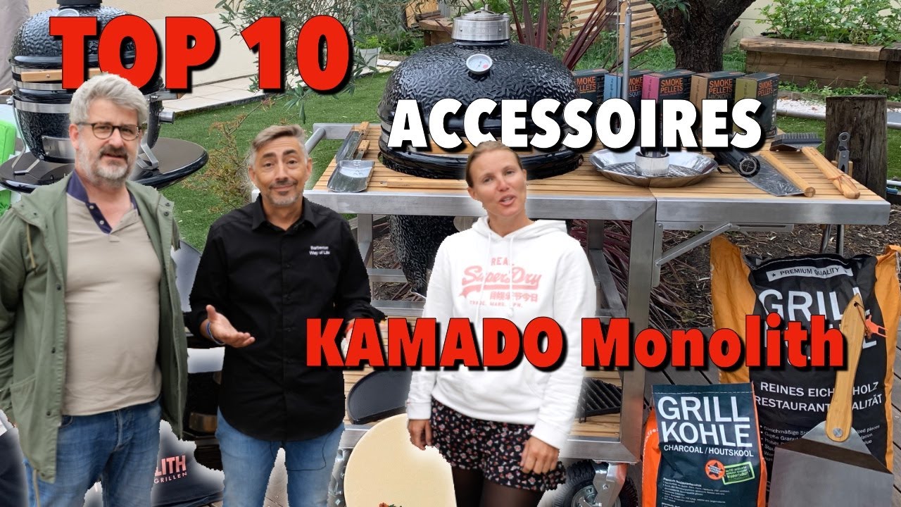 TOP 10 des accessoires barbecue Kamado Monolith !