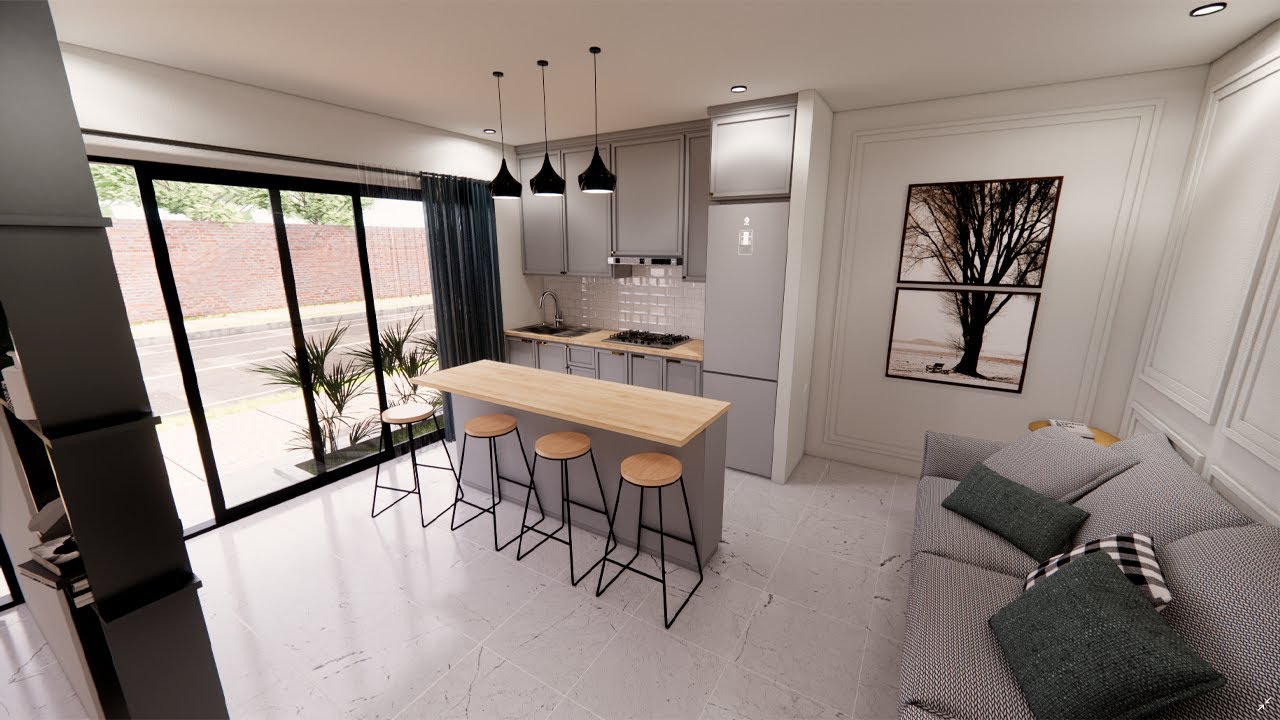 🏡 Casa De 6x6 Metros / Mini Casas / Casa de 3 Pisos