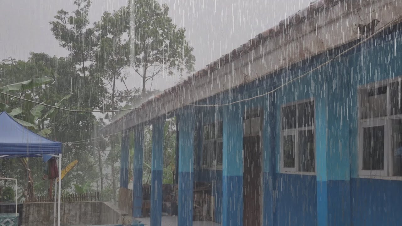 Relaxing Rain Sounds for Insomnia & Anxiety Relief | RAINY ATMOSPHERE