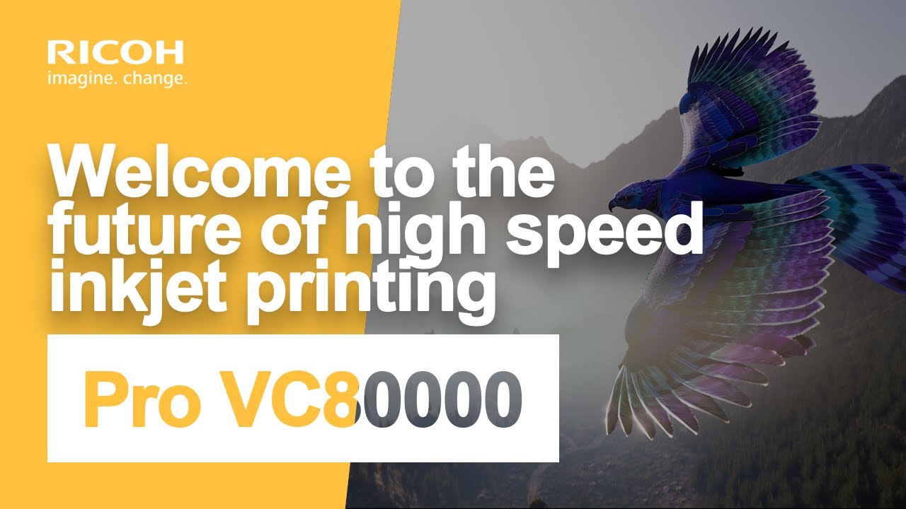 Découvrez la RICOH Pro VC80000 – L’avenir de l’impression de production jet d’encre
