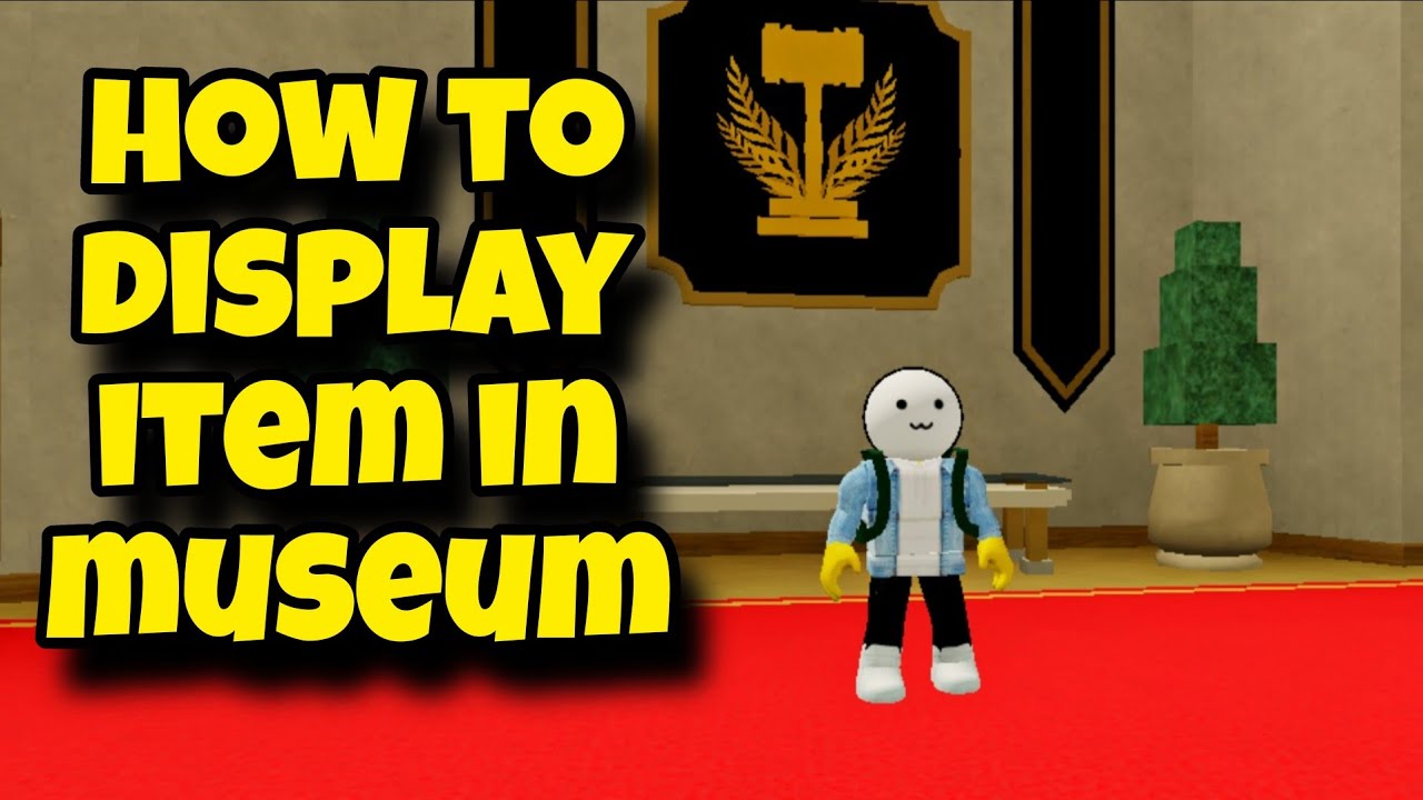 Как выставить предмет в музее Storage Hunters Open World Roblox | музей