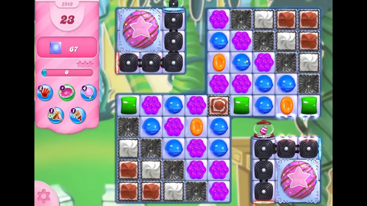 Candy Crush Saga Level 2949 NO BOOSTERS