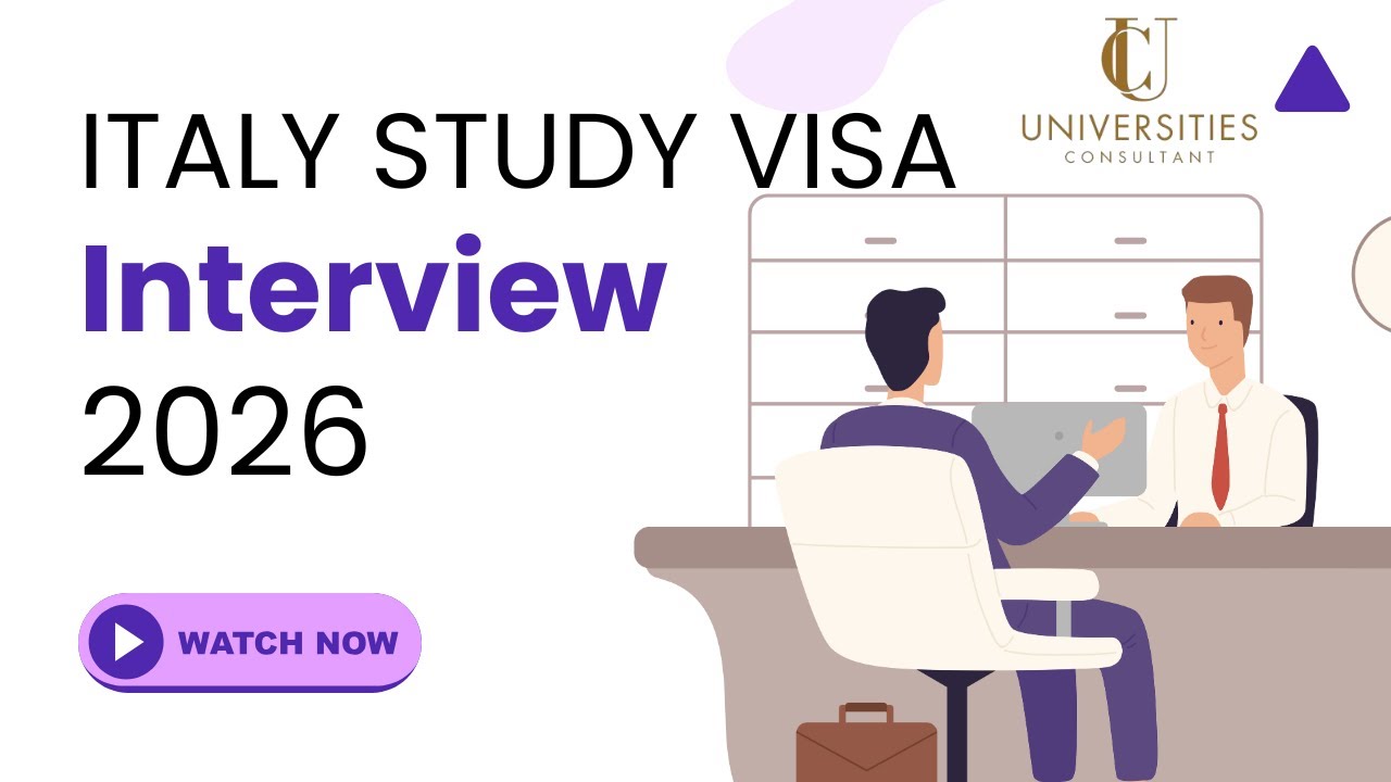 Italy Student Visa Interview Questions 2026 | Perfect Answers & Tips to Avoid Rejection