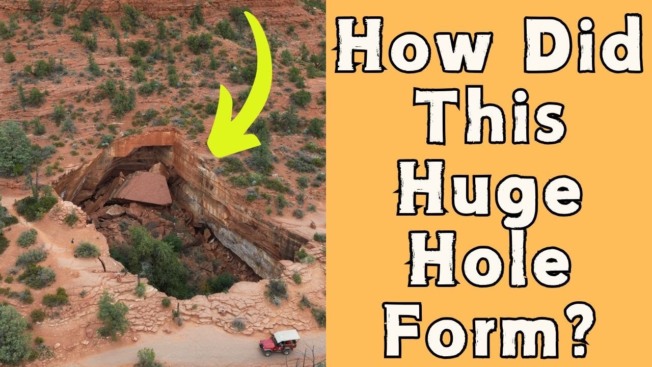 Why Is There A Big Hole In The Red Rocks Of Sedona, Arizona? Geology Explained
