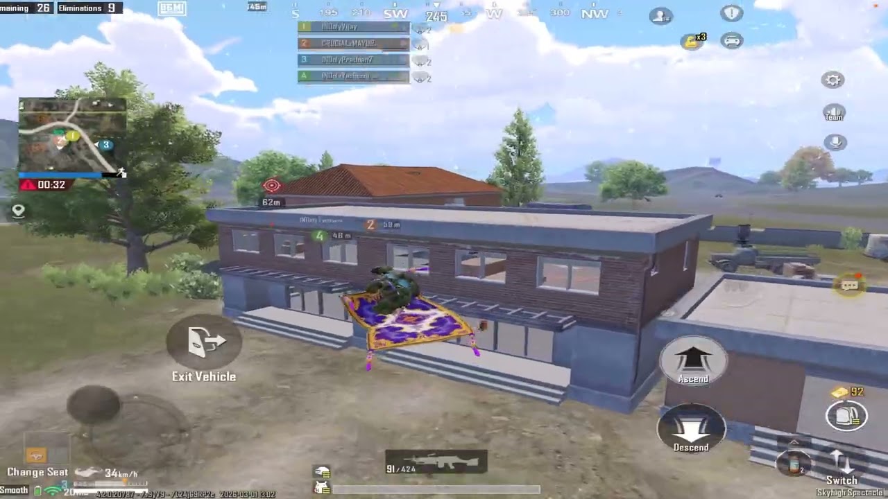 Some crazy clutch in dominator 22 star lobby#Bgmi