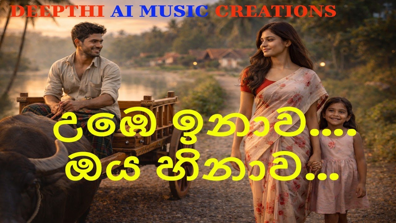 උඹෙ ඉනාව නම් ඔය හිනාව  | Sinhala Romantic Love Song | DEEPTHI AI MUSIC
