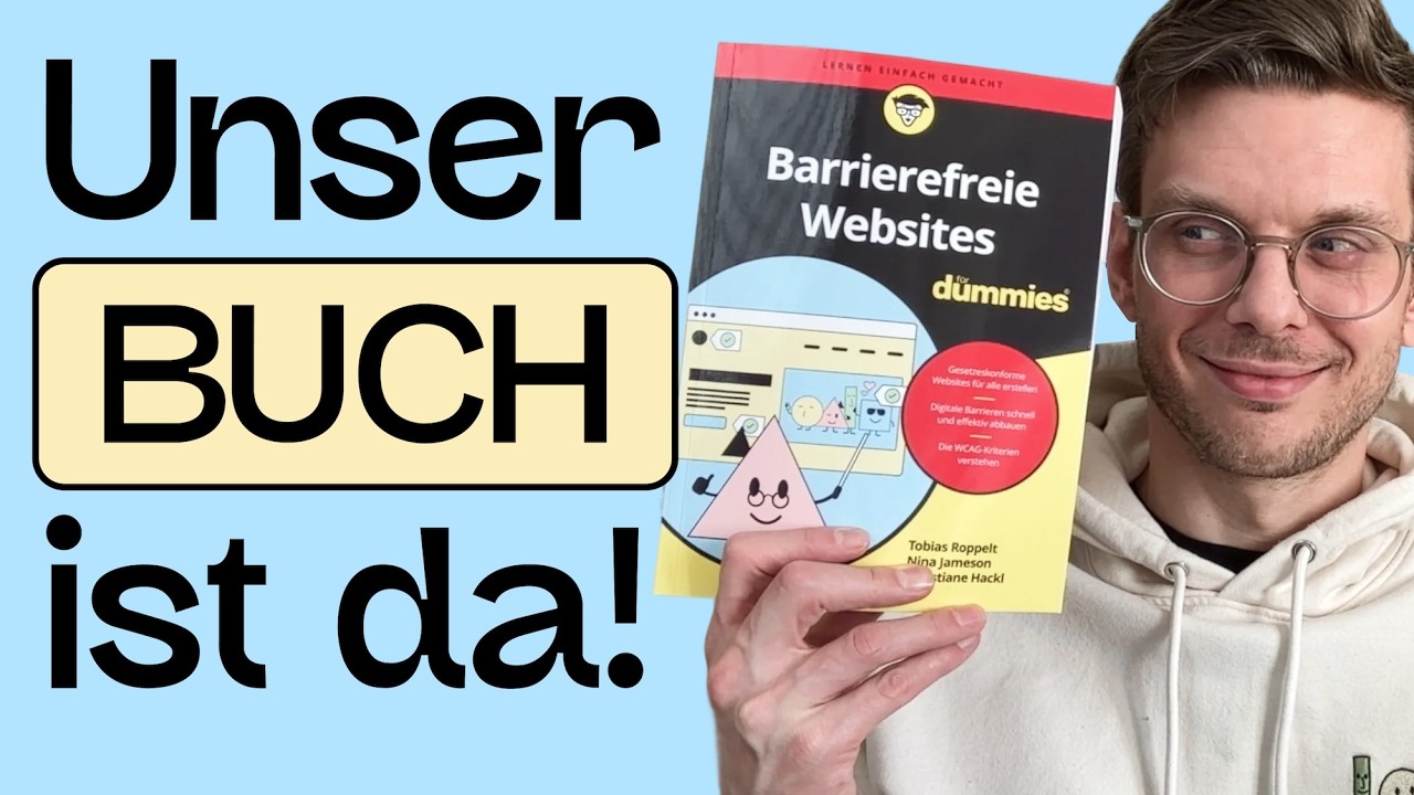 Barrierefreie Websites für dummies! Unser Buch ist da!