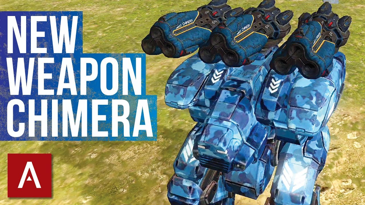 War Robots Test Server 3.9: New Weapon Chimera (Heavy Spiral)
