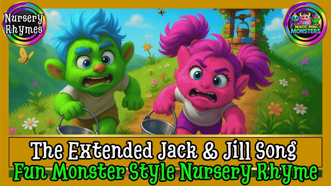 Extended Jack and Jill Song | Long Sing-Along for Kids | Magic Mini Monsters | #magicminimonsters