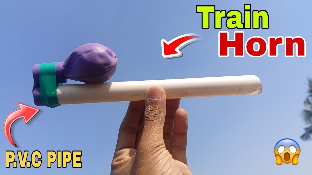 OMG! PVC Pipe Se Bana Lo Powerful Train Horn 😱 | Super Loud Horn DIY