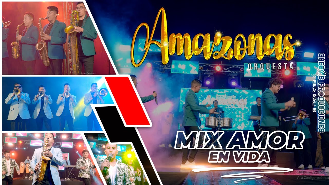 GRAN ORQUESTA AMAZONAS - MIX AMOR EN VIDA VIDEO 4K