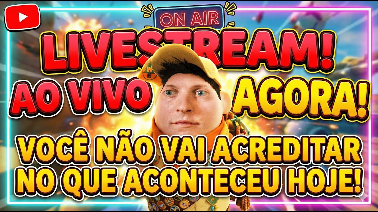 🚀 AO VIVO: Você não vai acreditar no que aconteceu hoje... 😱