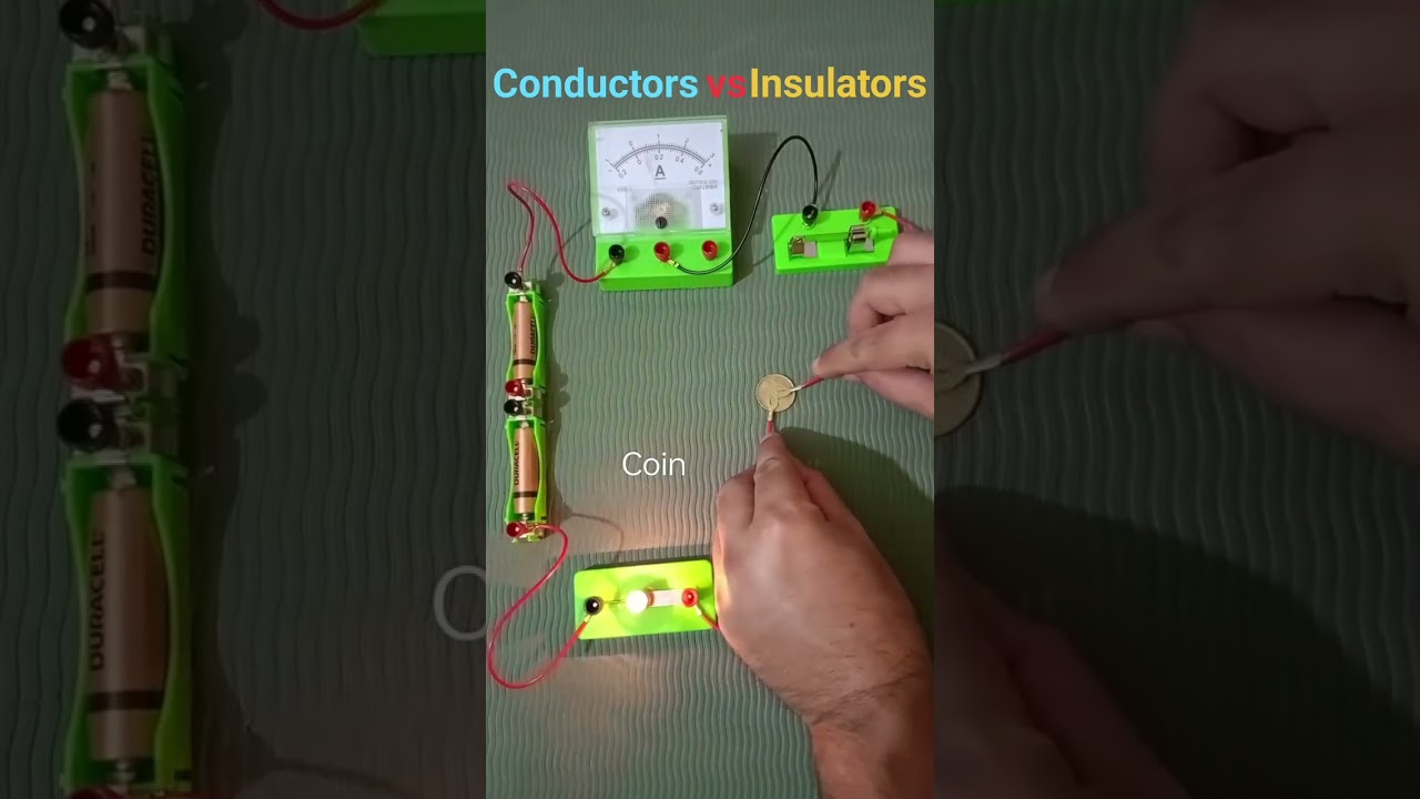 Testing 𝗰𝗼𝗻𝗱𝘂𝗰𝘁𝗼𝗿𝘀 versus 𝗶𝗻𝘀𝘂𝗹𝗮𝘁𝗼𝗿𝘀 using school supplies can be a fun and experiement. #students
