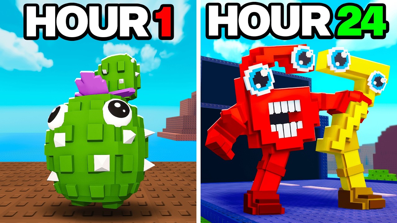 I Spent 24 Hours In Plants vs Brainrots