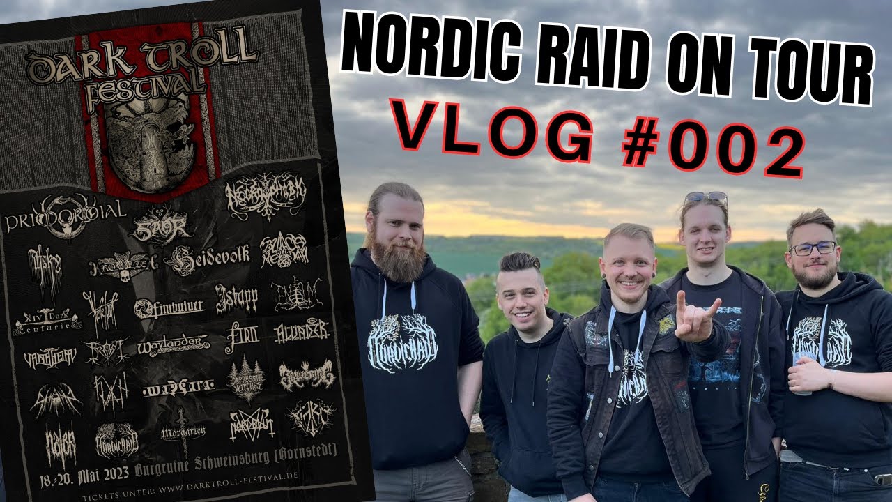 Nordic Raid on tour - VLOG #002 - Dark Troll Festival 19.05.2023 (english subtitles)