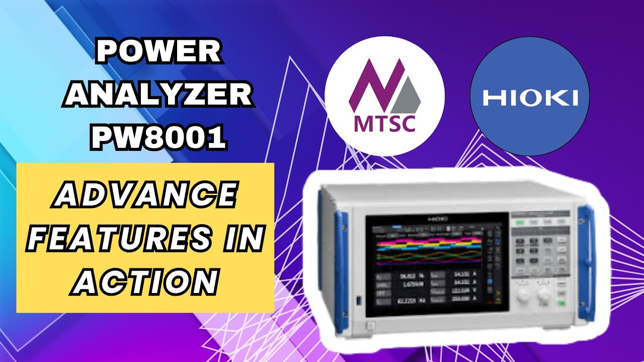 POWER ANALYZER : PW8001 IN ACTION