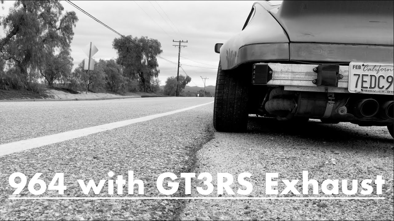 964 with GT3 RS exhaust