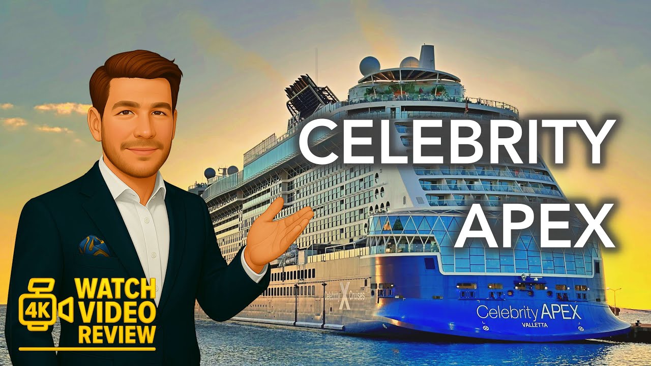 Celebrity Apex - 4K video tour of one of the best relaxed luxury resorts on the seven seas