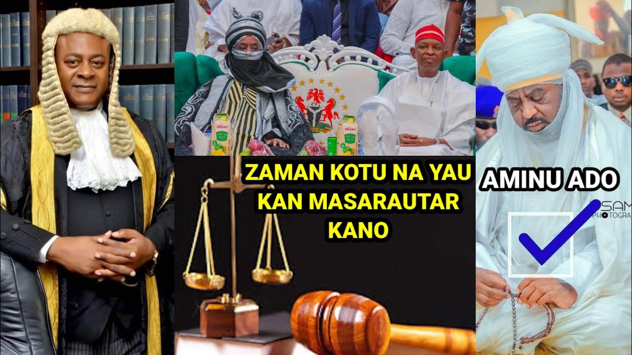 Yadda Ta Kaya A Kotu Kan Shari'ar Masarautar Kano Tsakanin Sunusi Lamido Sunusi Da Aminu Ado Bayero