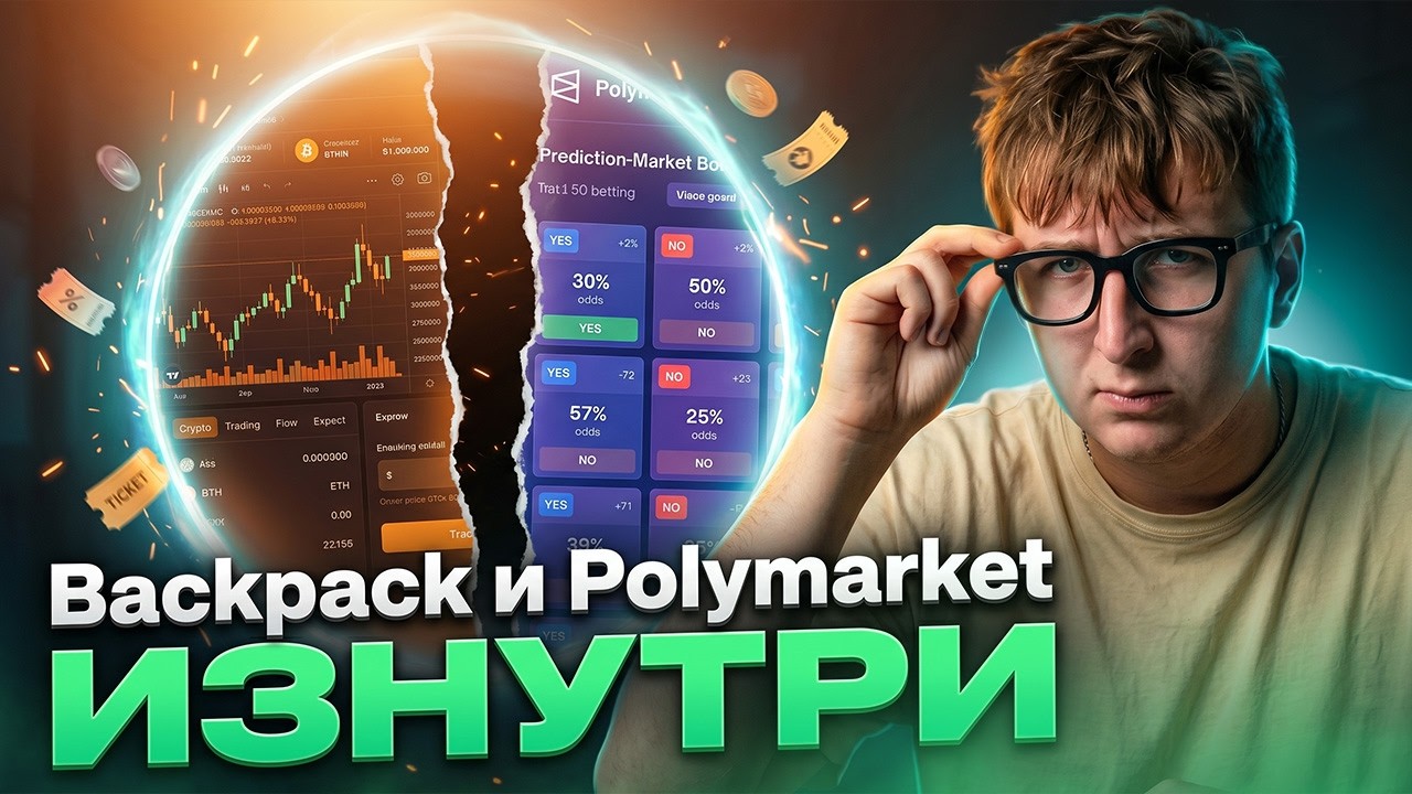 Захожу в Backpack и Polymarket впервые &mdash; показываю как это работает изнутри