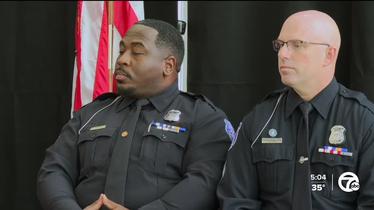Warren police officers receive Carnegie Medal of Heroism for saving electrocuted child